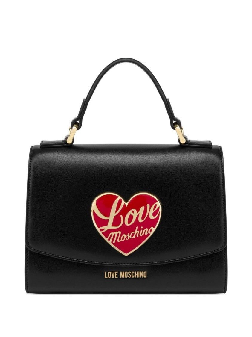 Love Moschino Structured Black Shoulder Bag