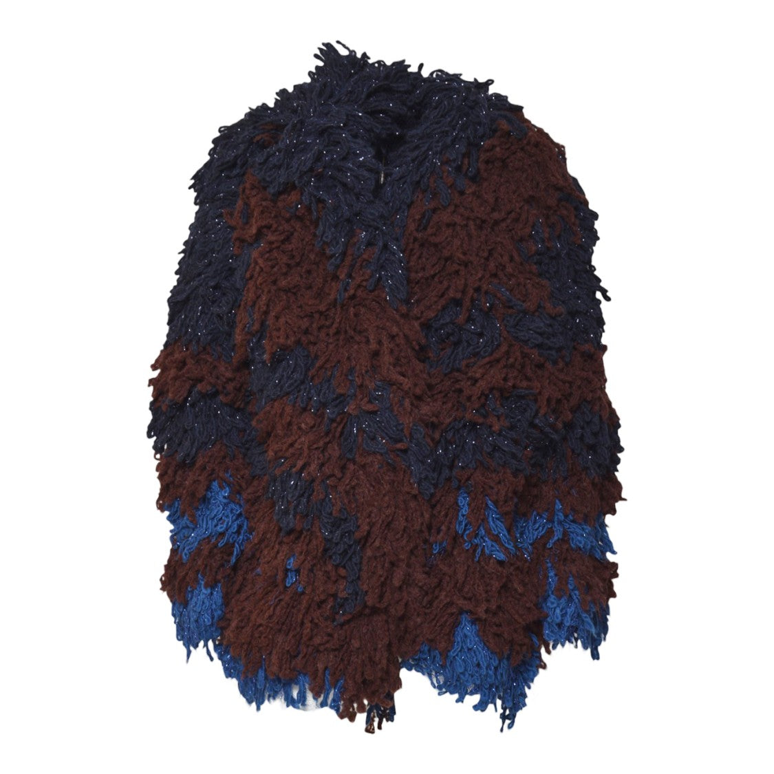 Etro Textured Deep Blue Knit Sweater