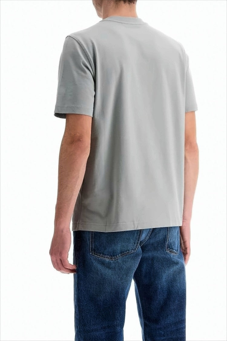 Diesel Relaxed Fit Grey Crew Neck T-Shirt