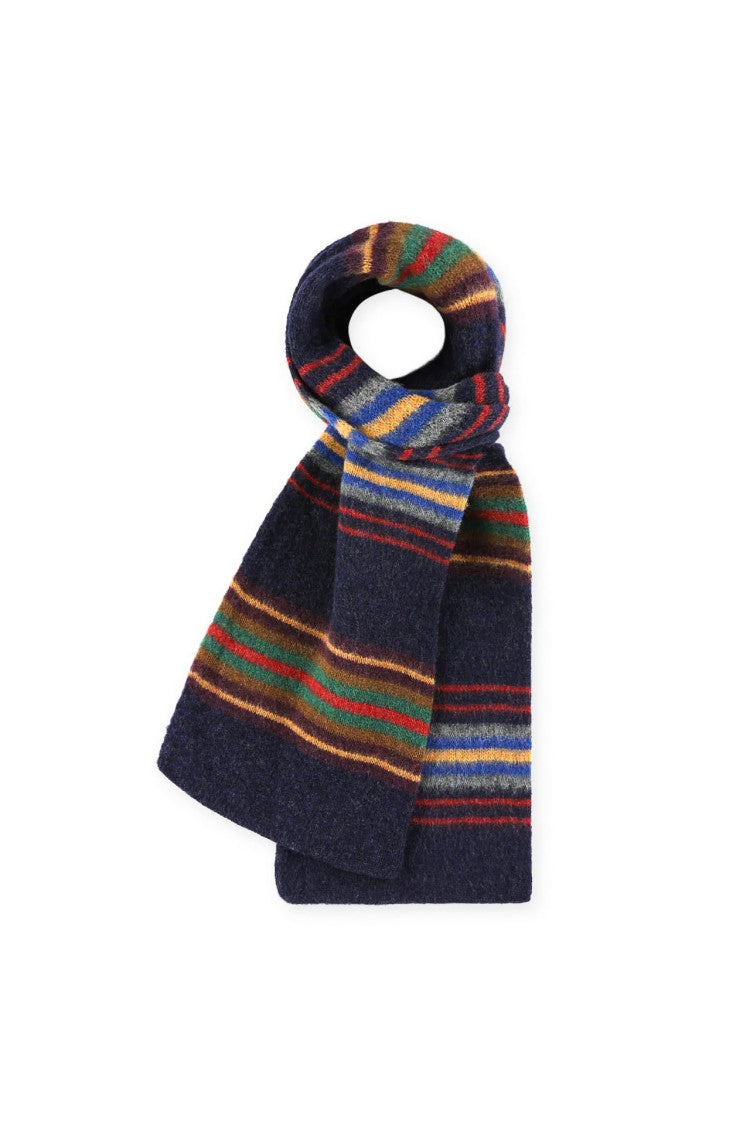 Howlin Shetland Wool Striped Scarf