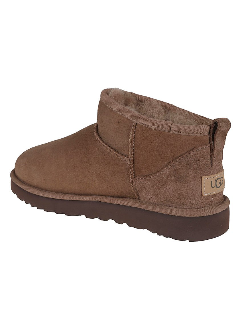 Ugg Classic Mini Ii Ankle Boots With Suede Upper And Lightweight Sole