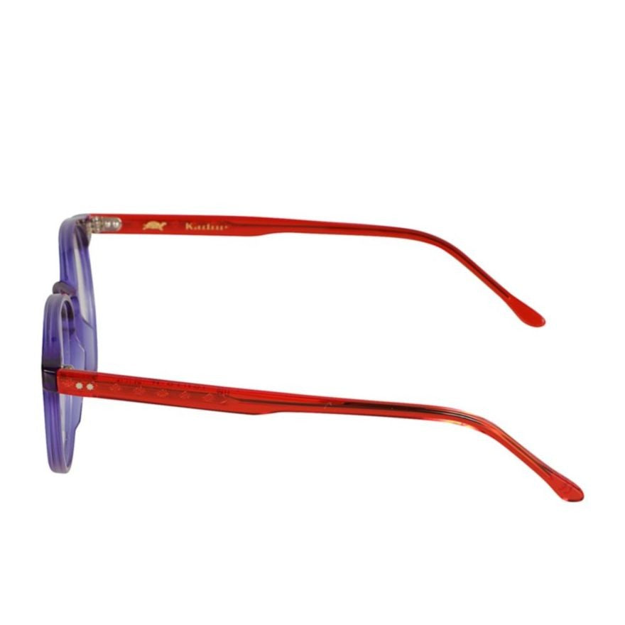 Kador Jonas/N-52 Translucent Purple Round Lens Eyeglasses