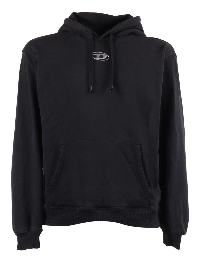 Diesel Black S-Norm Hood Iod Hoodie