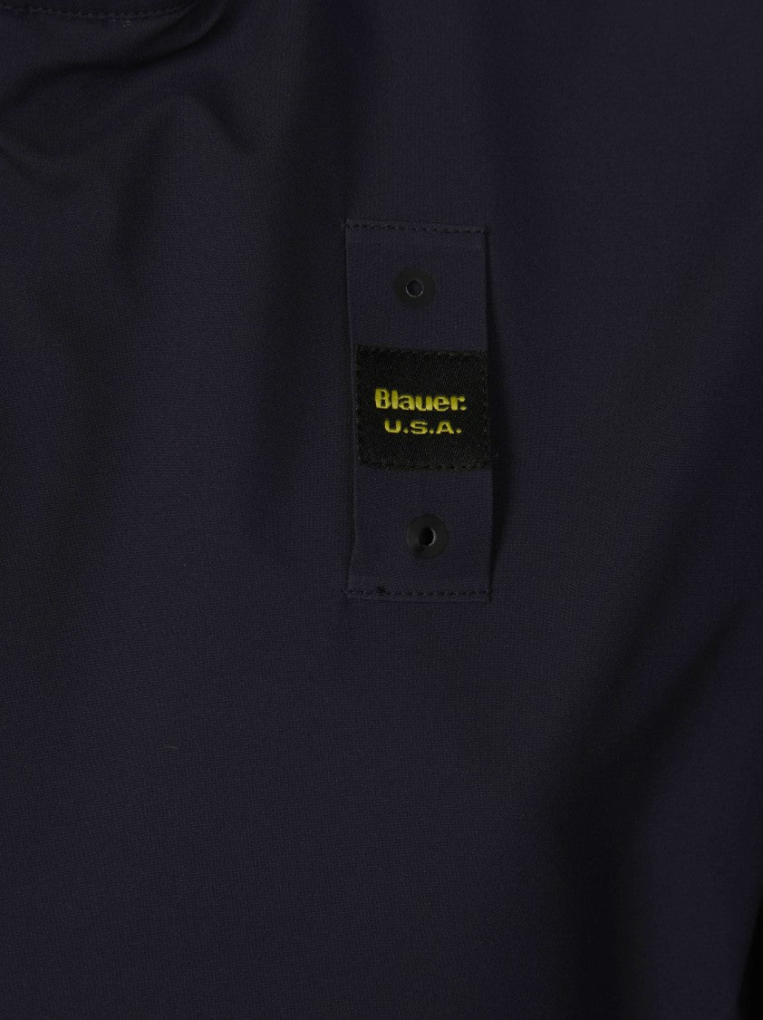 Blauer Anson High Collar Branded Patch Bomber