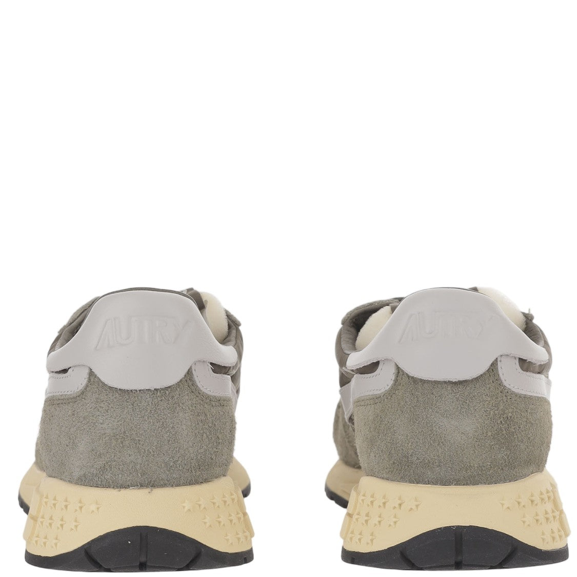 Autry Front Lacing Sneakers With Contrast Padded Heel Tab