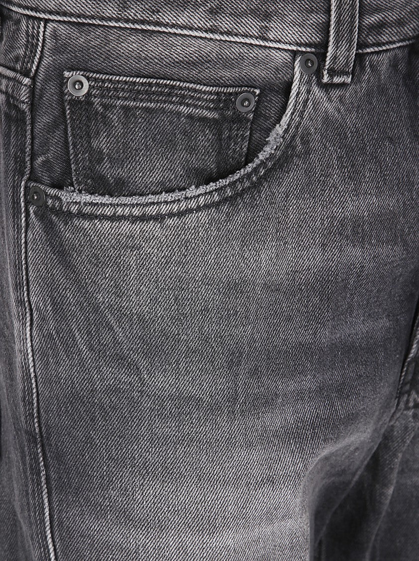 Haikure Faded Black Straight Leg Jeans