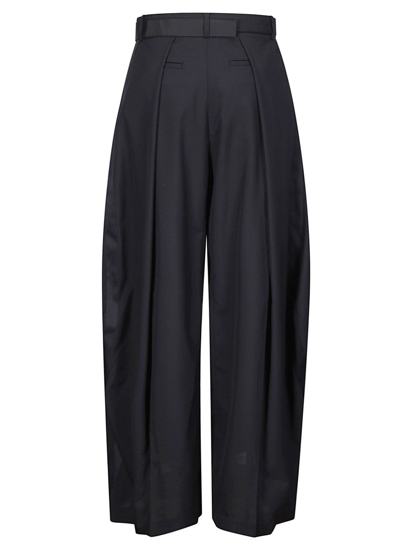 Sacai Tailored Suiting Pants With Structured Fit And Smooth Finish