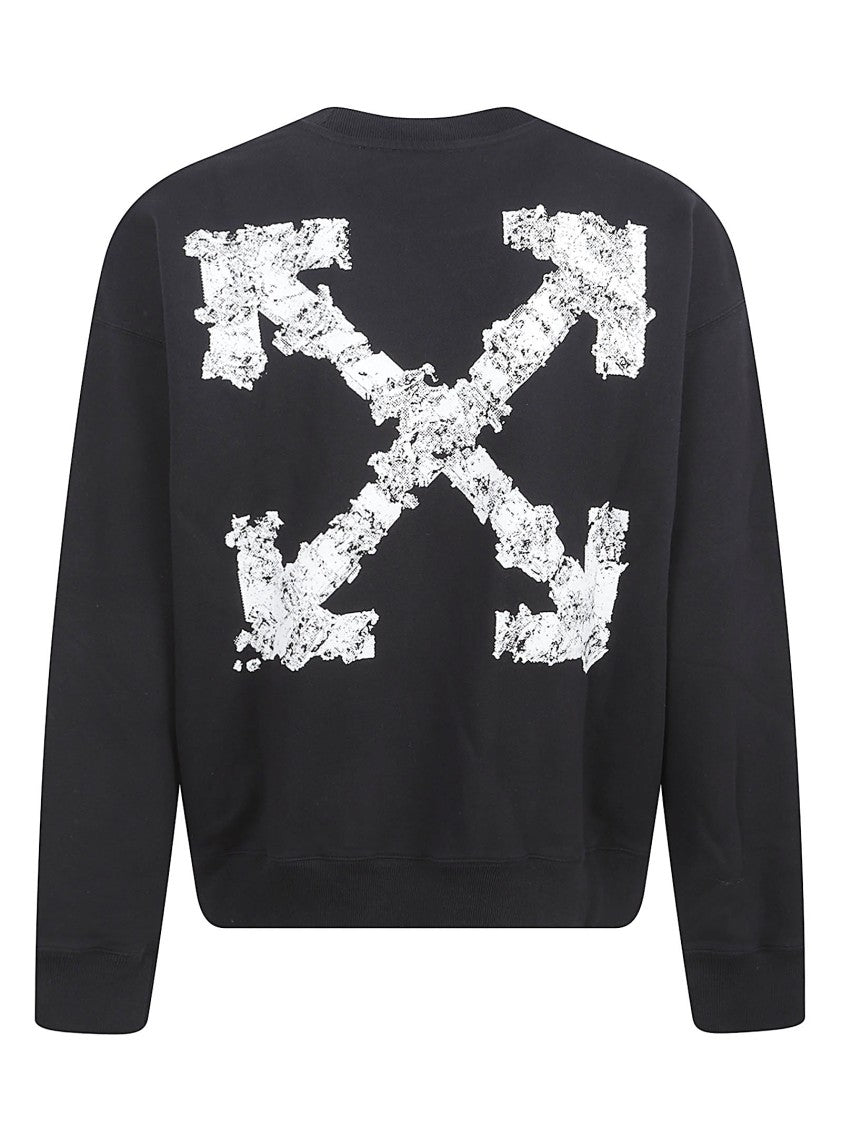 Off-White Heraldic Arrow Crew Neck Sweatshirt