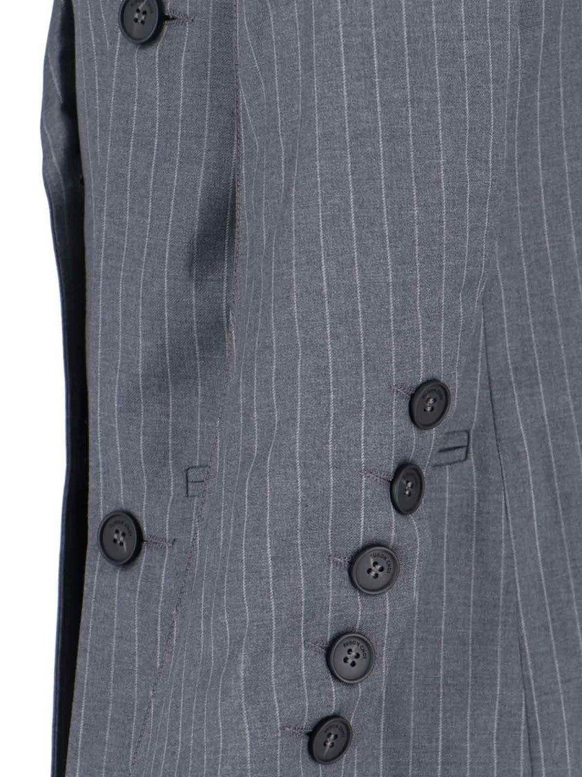 Eudon Choi Structured Grey Jacket With Modern Silhouette