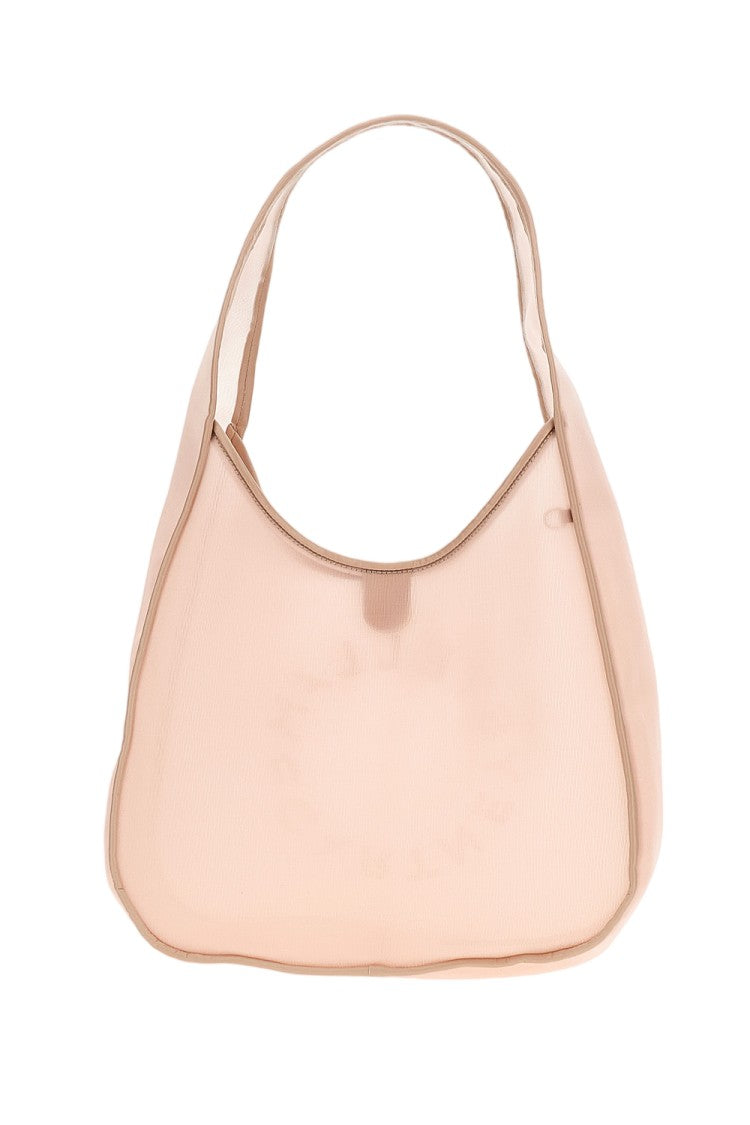 Stella Mccartney Logo Large Hobo Bag Mesh