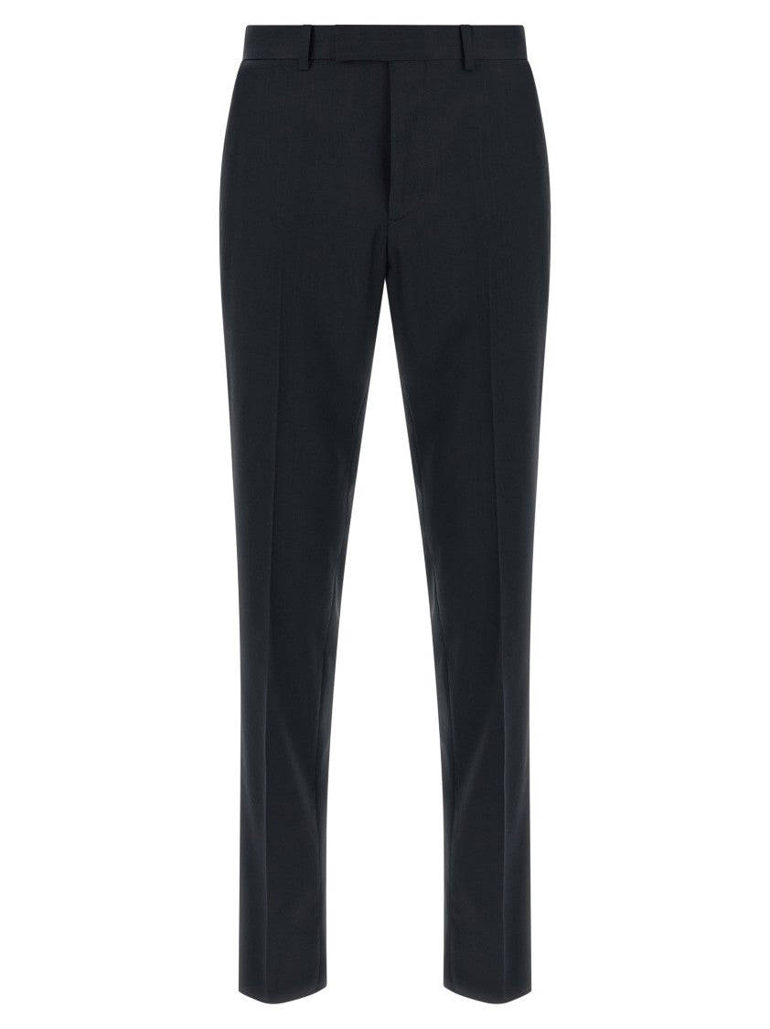 Zegna Pinstriped Wool Suit Jacket With Tailored Trousers