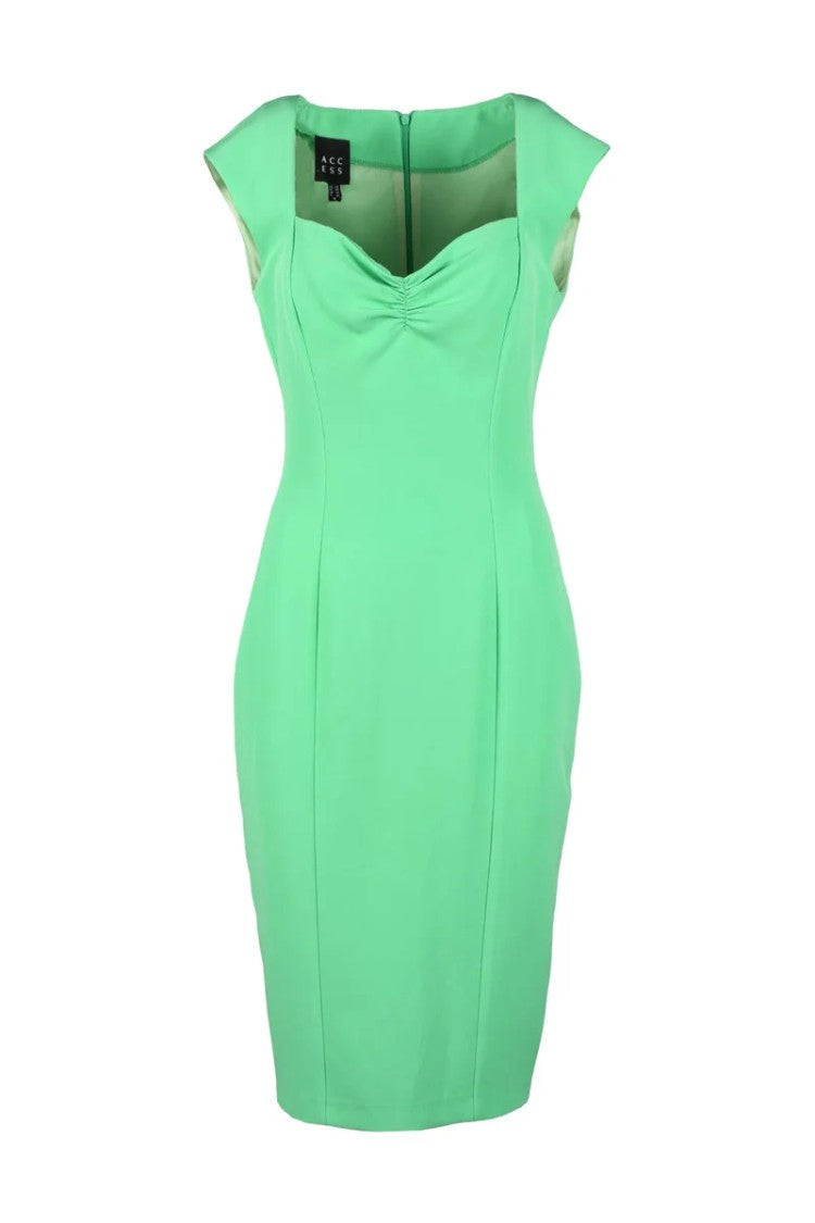 Access Fashion Fitted Mini Dress With Sweetheart Neckline