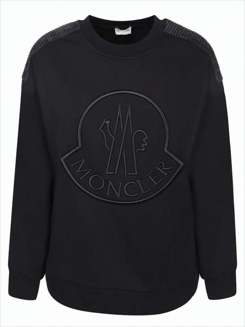 Moncler Ribbed Detail Long-Sleeve Sweatshirt