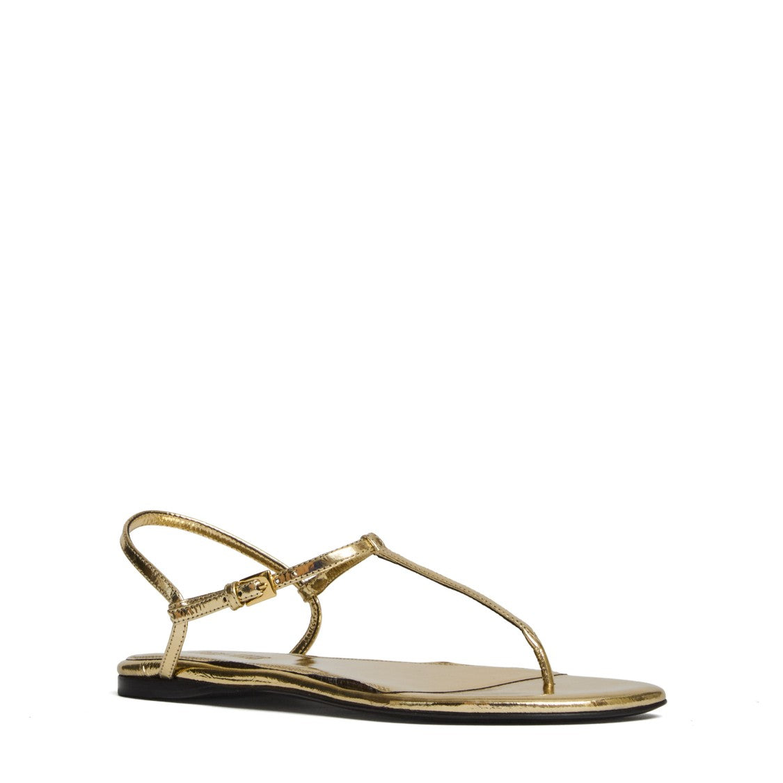 Paris Texas Montecarlo Pleated Metallic Leather Sandals
