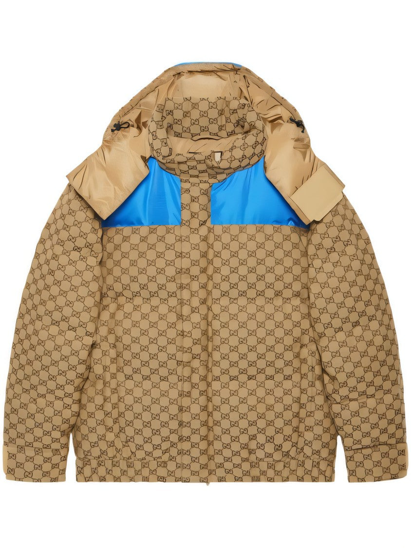 Gucci Geometric Patterned Padded Jacket