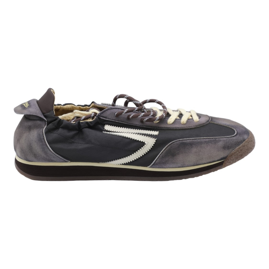 Puraai Textured Zigzag Low-Profile Sneakers