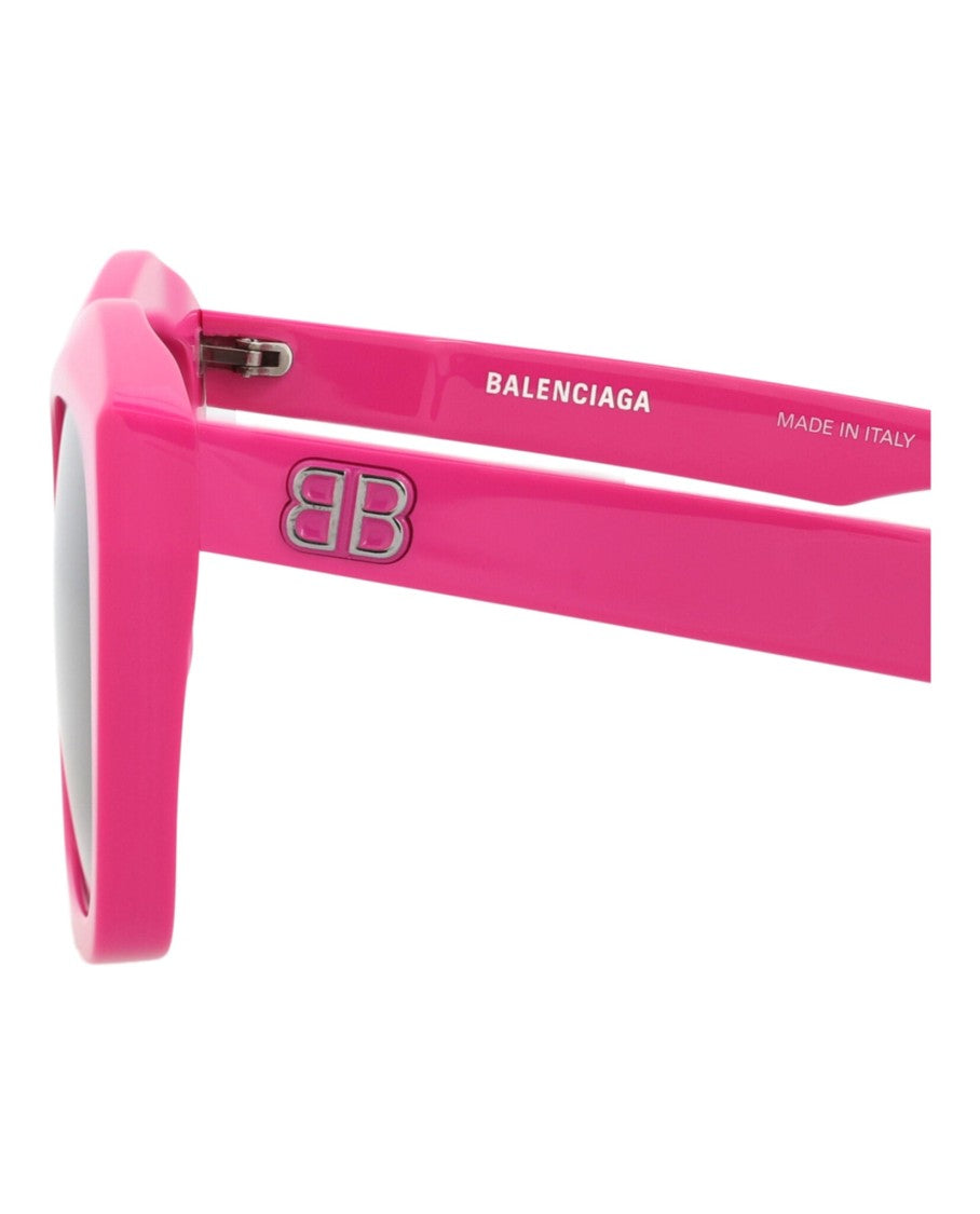 Balenciaga Square-Frame Acetate Sunglasses With Saddle Nose Bridge