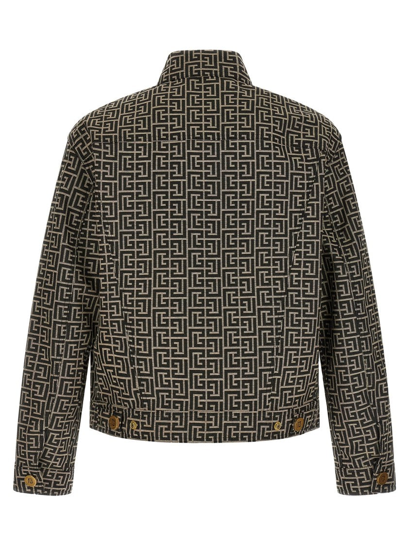 Balmain Jacquard Monogram Jacket