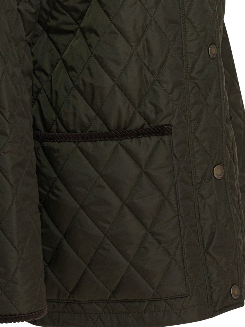 Burberry Quilted Jacket With Diamond Pattern