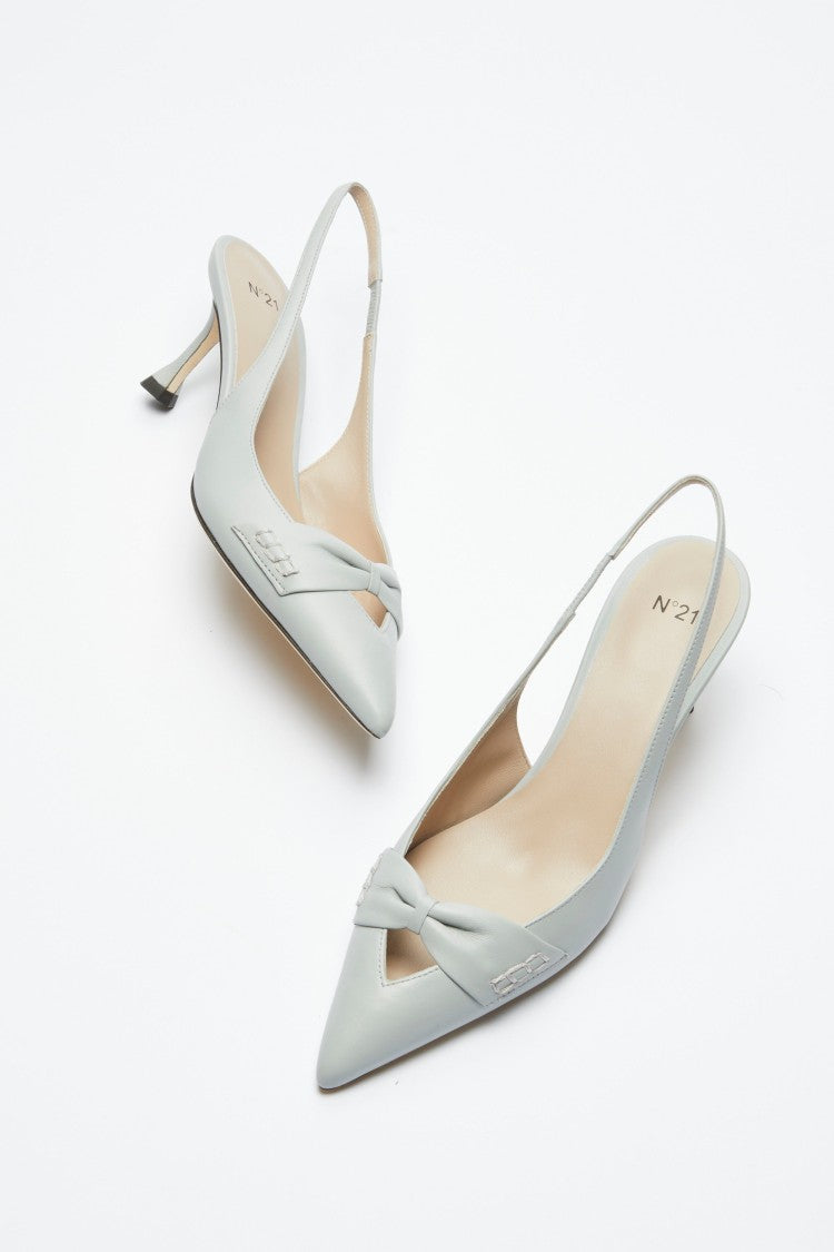 N°21 Leather Slingback Pumps