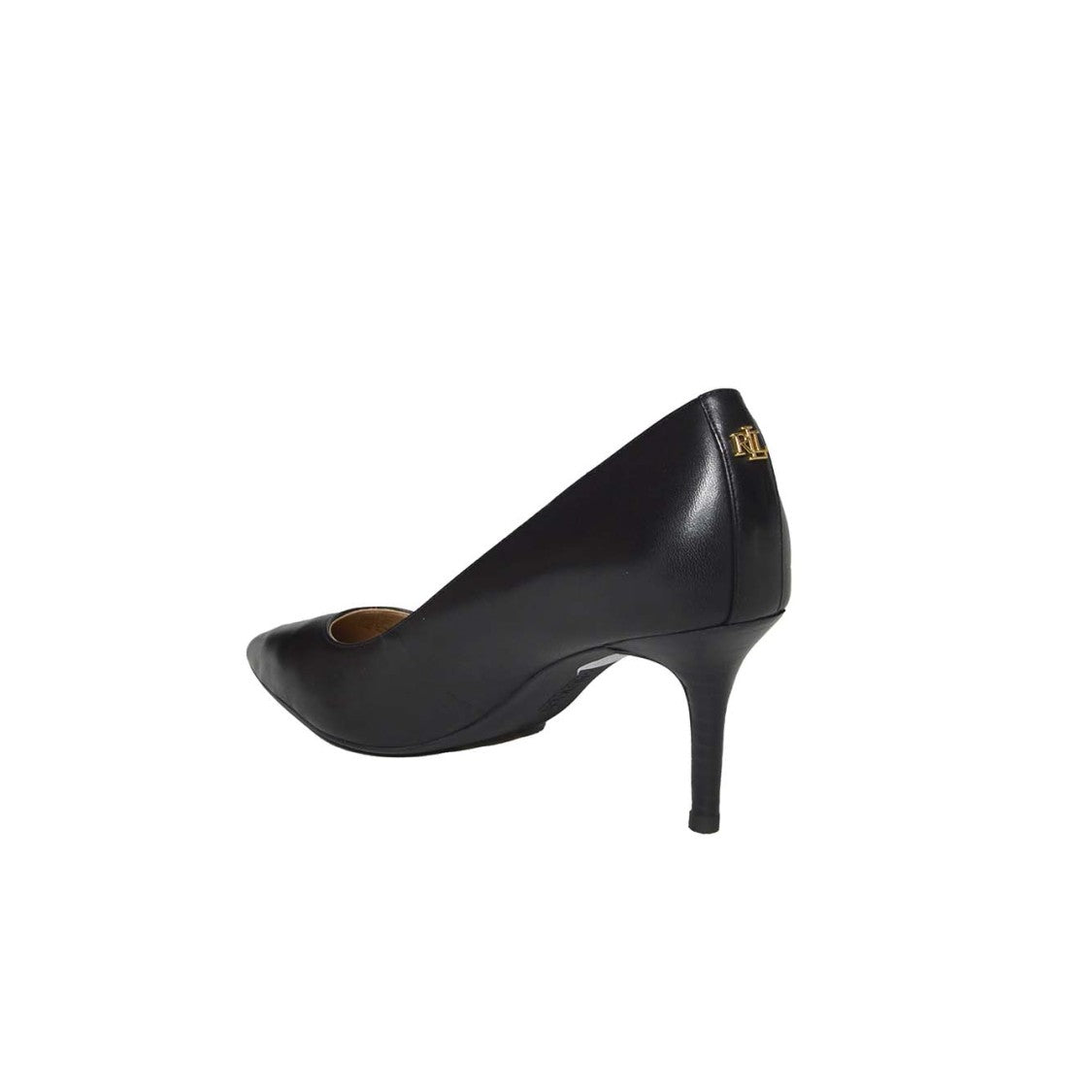 Lauren Ralph Lauren Black Leather Lanette Pumps
