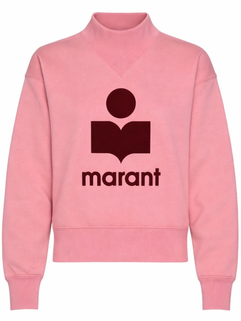 Isabel Marant Étoile Moby Cropped High Neck Sweatshirt