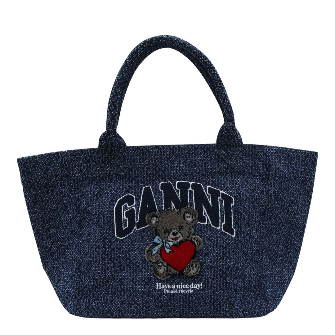 Ganni Structured Handbag With Rounded Silhouette