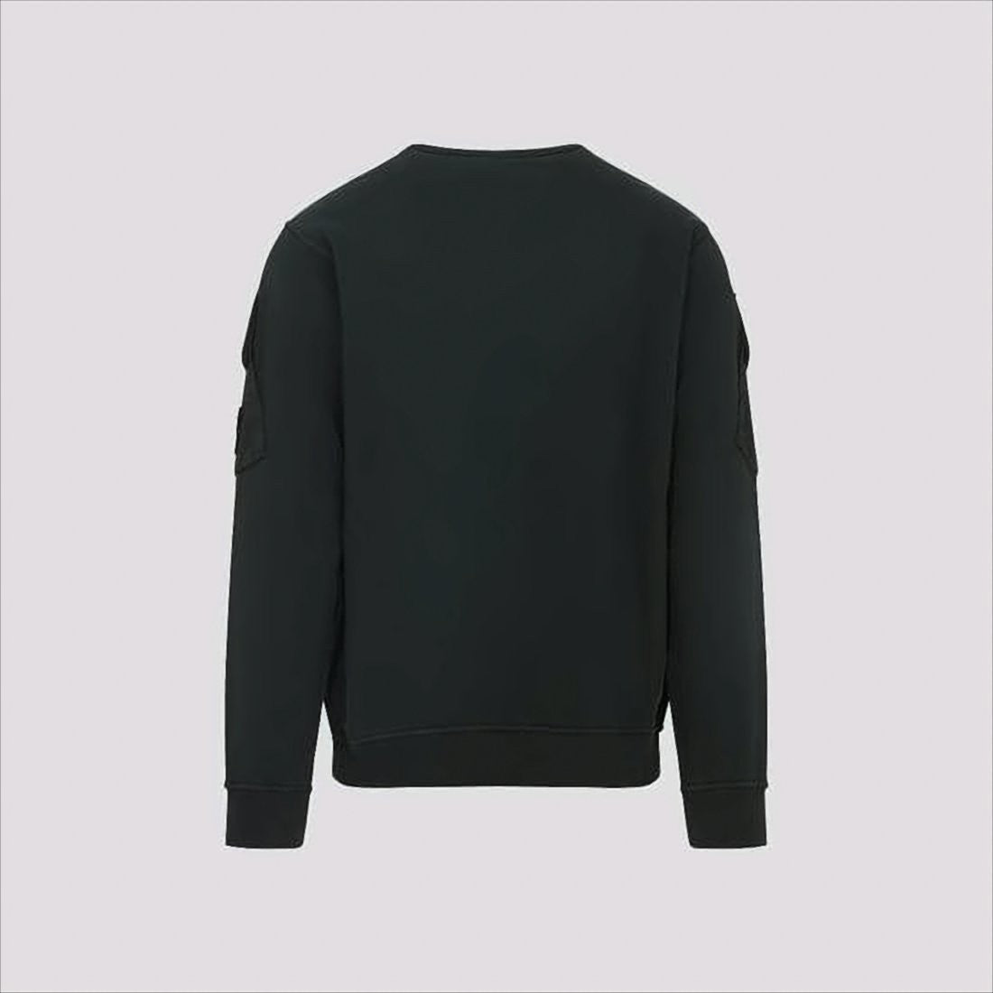 Stone Island Long-Sleeve Crewneck Sweatshirt With Logo Badge And Ribbed Details