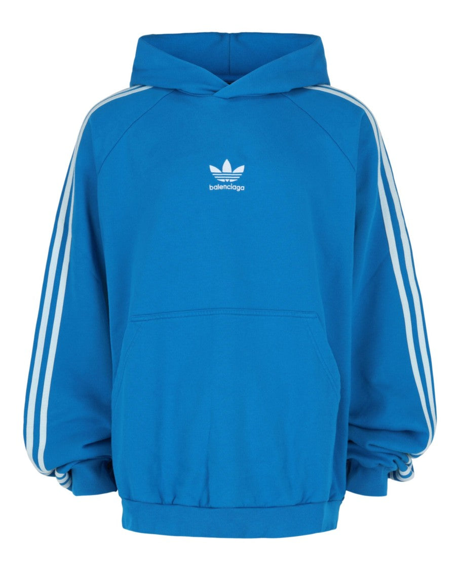 Balenciaga Blue Oversized Hoodie