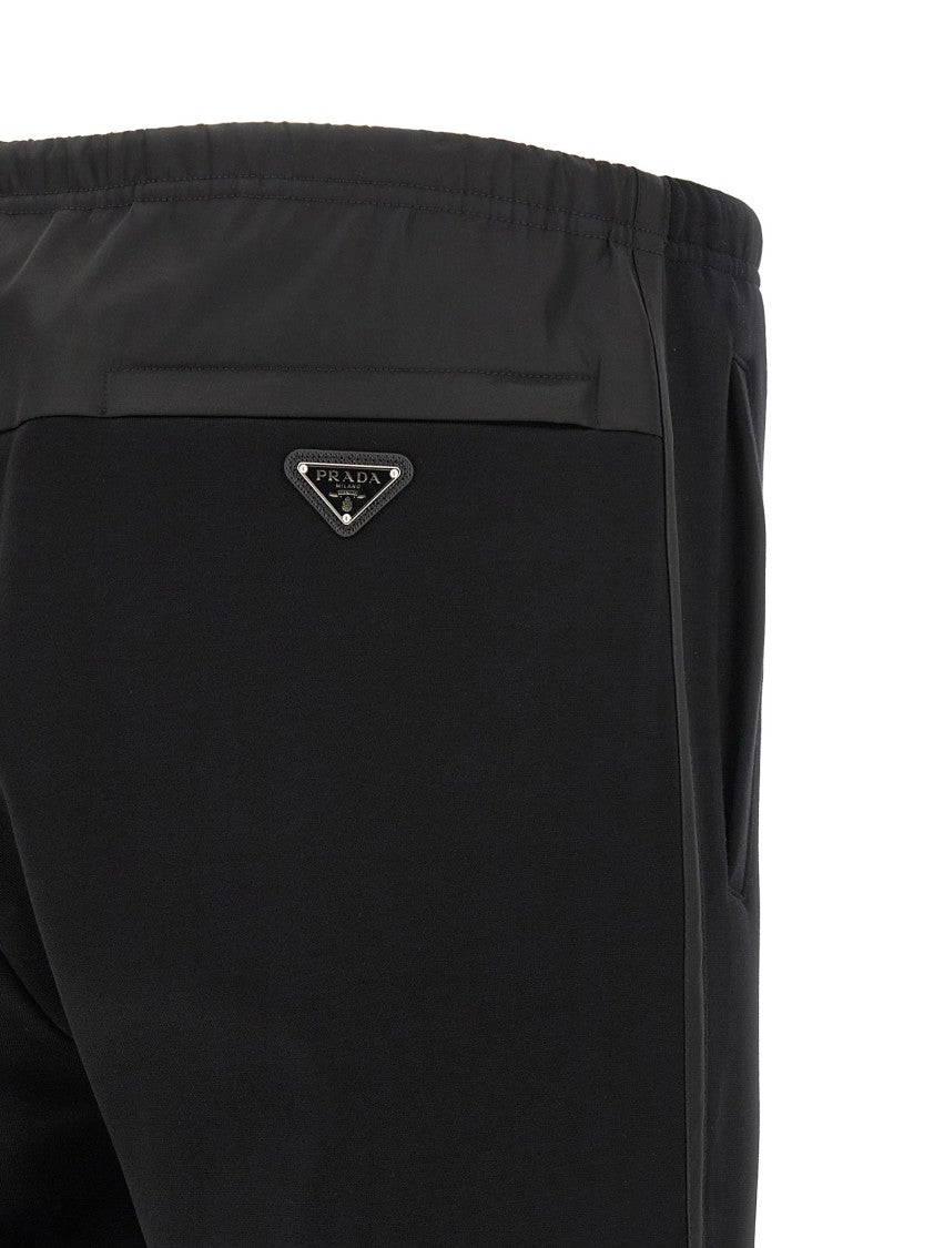 Prada Re-Nylon Band Joggers