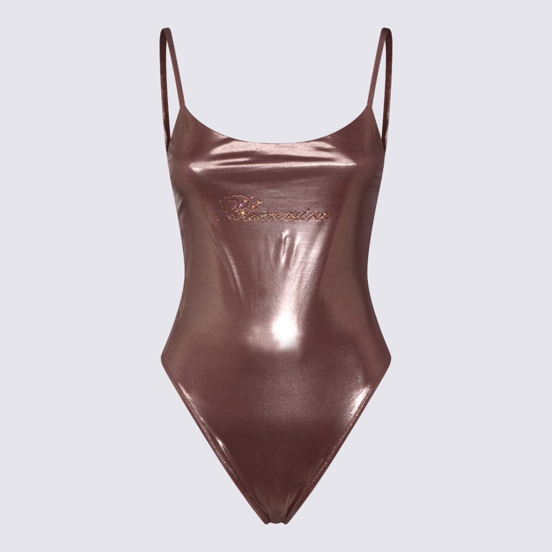 Blumarine Brown Sleeveless Swimsuit