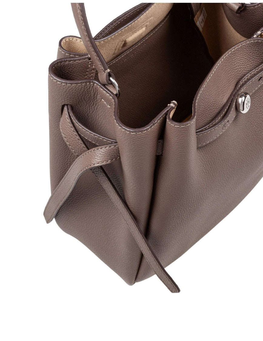 Tory Burch Romy Hammered Leather Bucket Bag