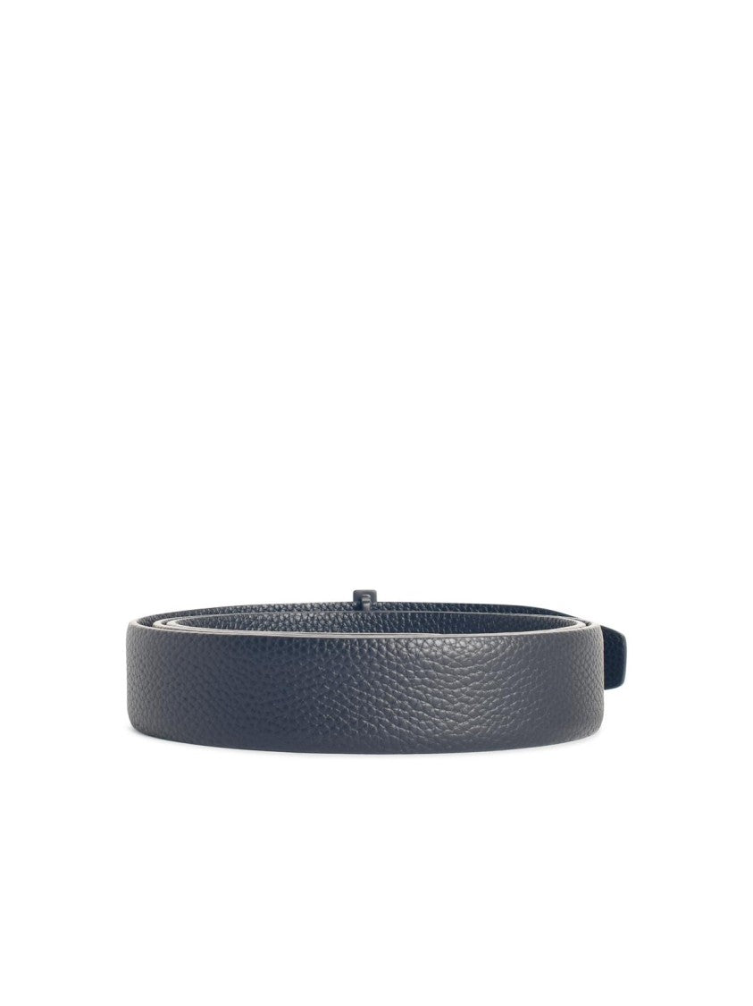 Tom Ford Calfskin Leather Belt With Monogram Buckle