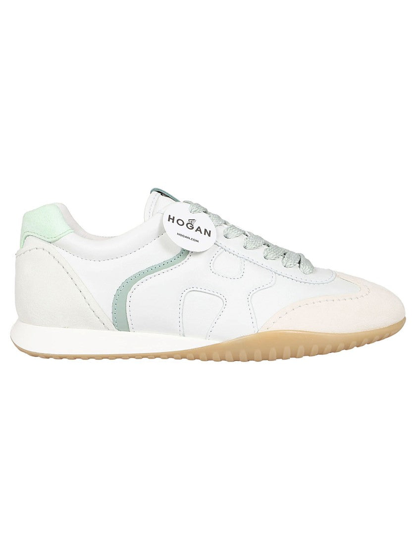 Hogan H565 White Leather Sneakers