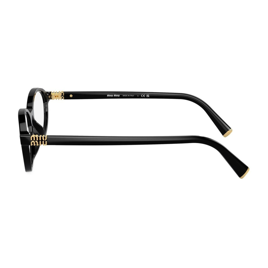 Miu Miu Black 0Mu 09Xv Regard Acetate Sunglasses