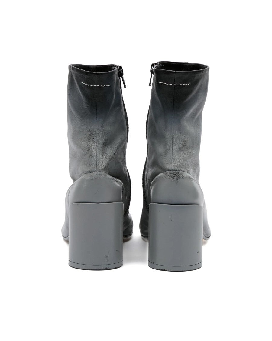 Mm6 By Maison Margiela Black/Castelrock Ankle Boot
