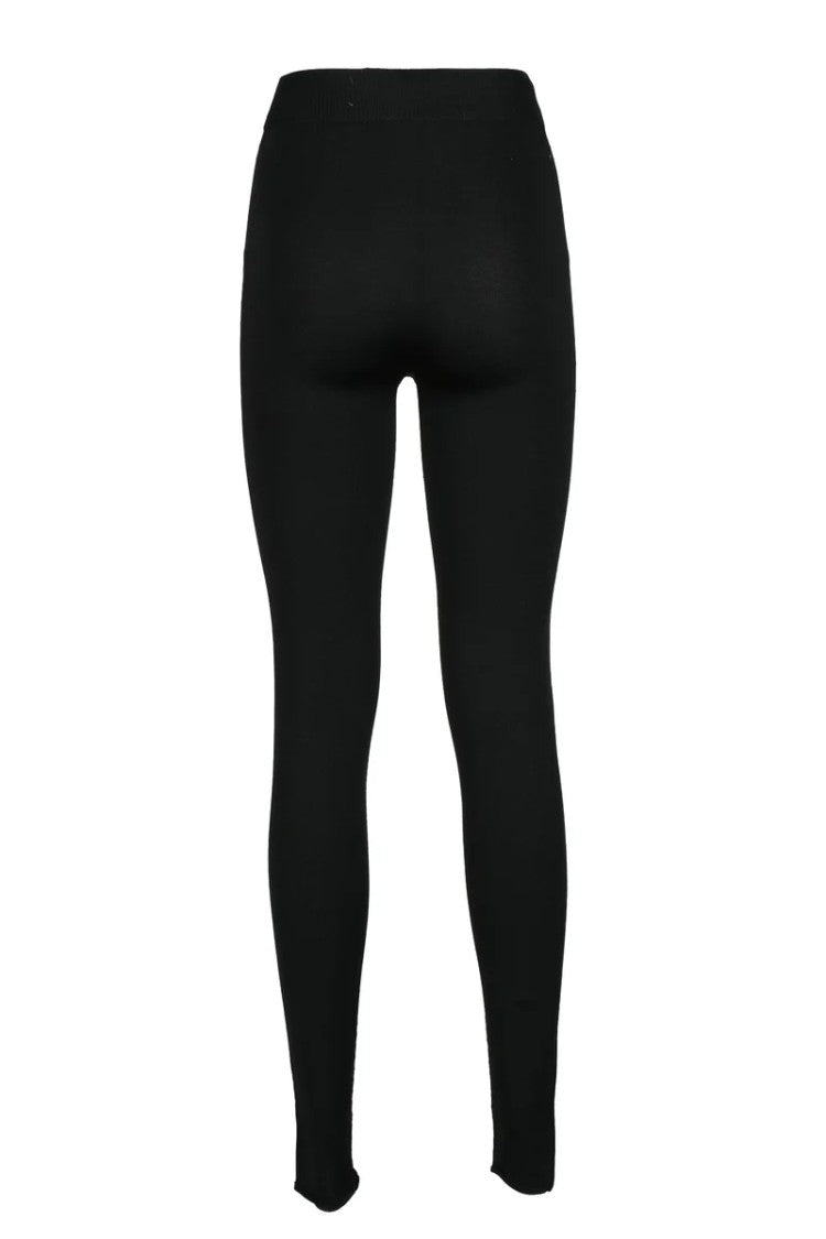 Fabiana Filippi Viscose Polyester Leggings - Black