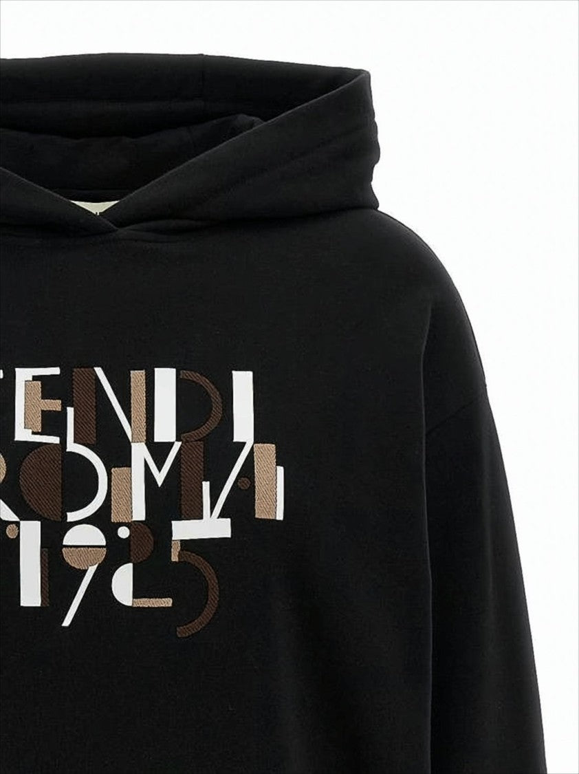 Fendi Relaxed Fit Graphic Print Fendi Hoodie