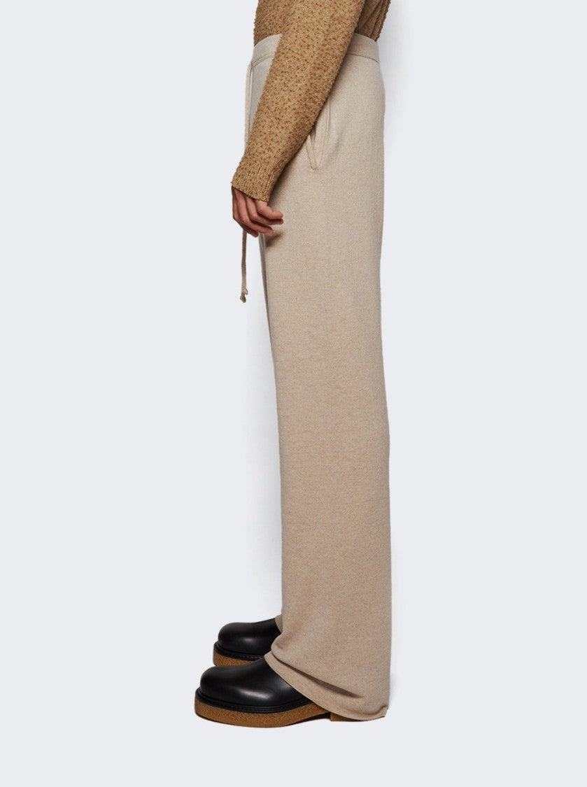 Maison Margiela Relaxed Fit Drawstring Pants In Soft Wool-Cashmere Blend