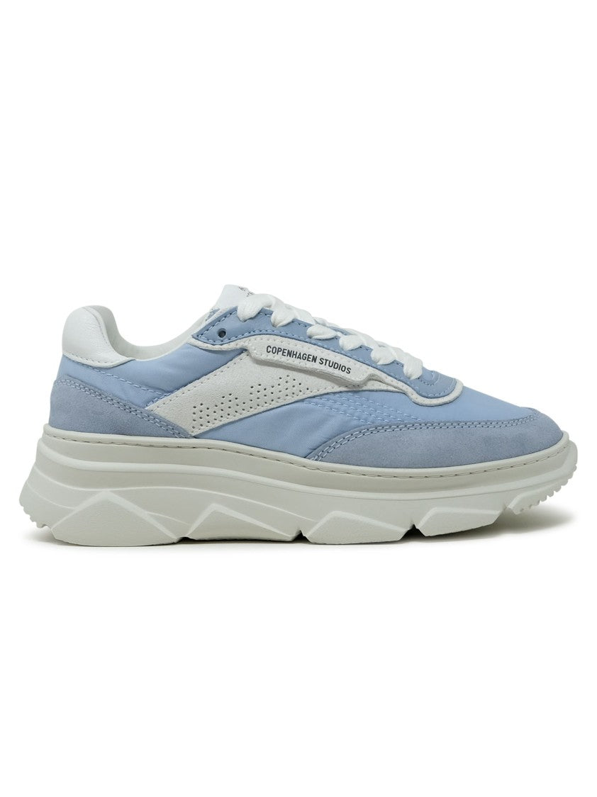 Copenhagen Mix Light Blue Suede/Fabric Sneakers