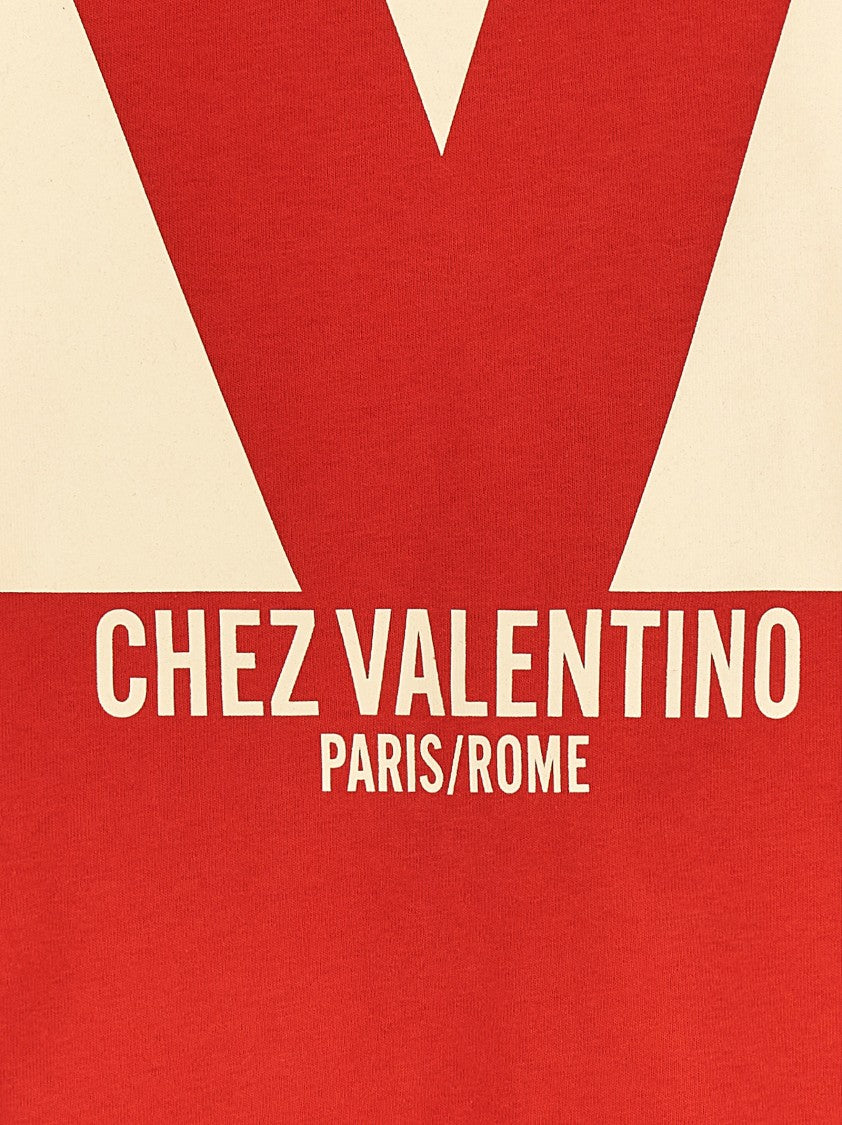 Valentino Garavani Cotton T-Shirt With Front Print