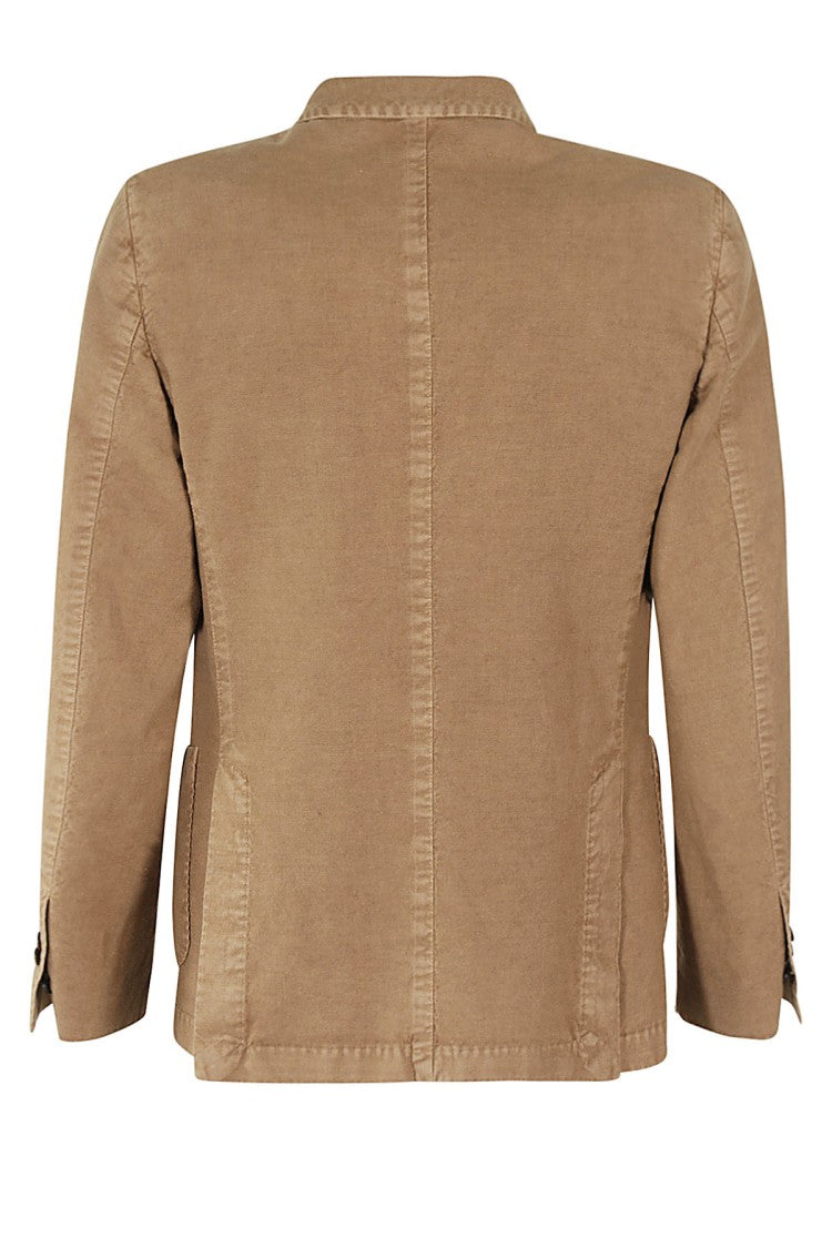 Santaniello Double Breasted Jacket Linen Cotton Armoured