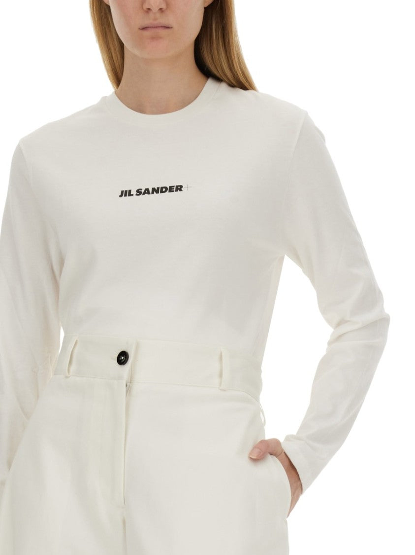 Jil Sander Long-Sleeved T-Shirt With Logo