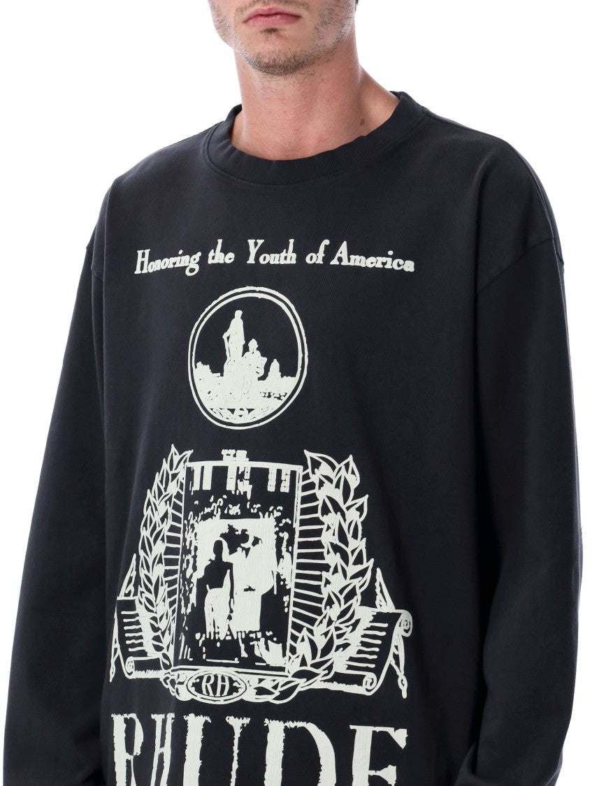 Rhude Youth Of America Long Sleeve T-Shirt