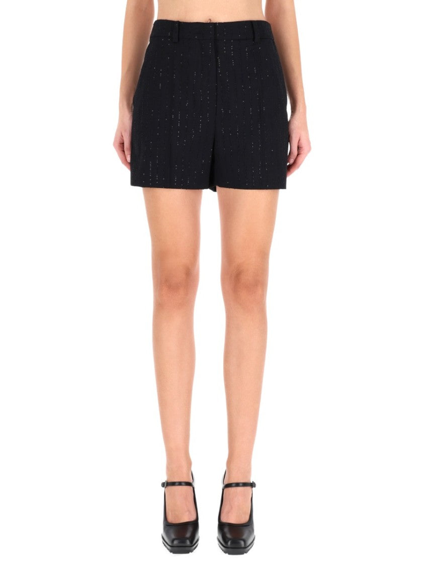 Max Mara Siberia Tailored Virgin Wool Shorts