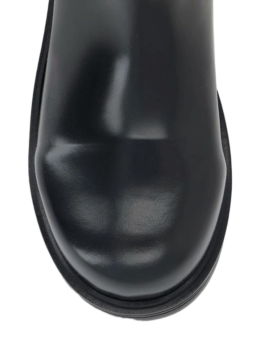 Bottega Veneta Polished Leather Slip-On Boots