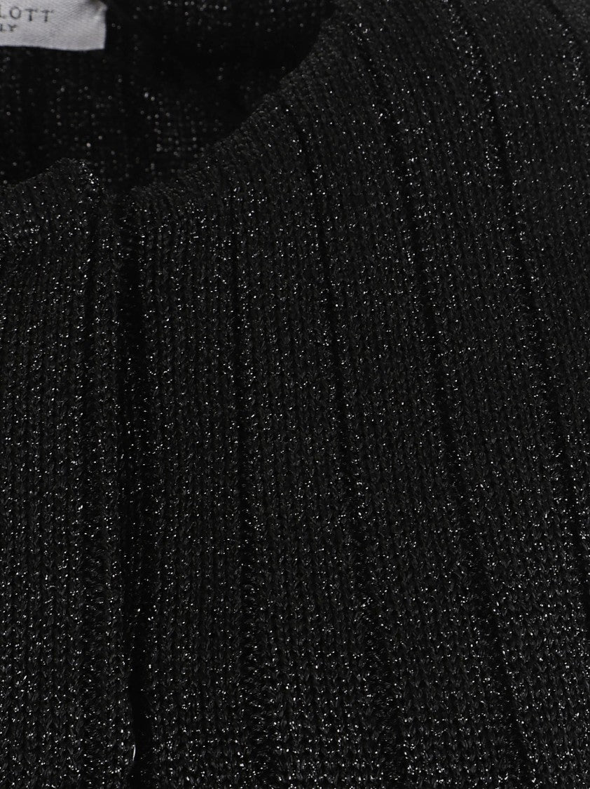 Charlott Black Wool Waistcoat