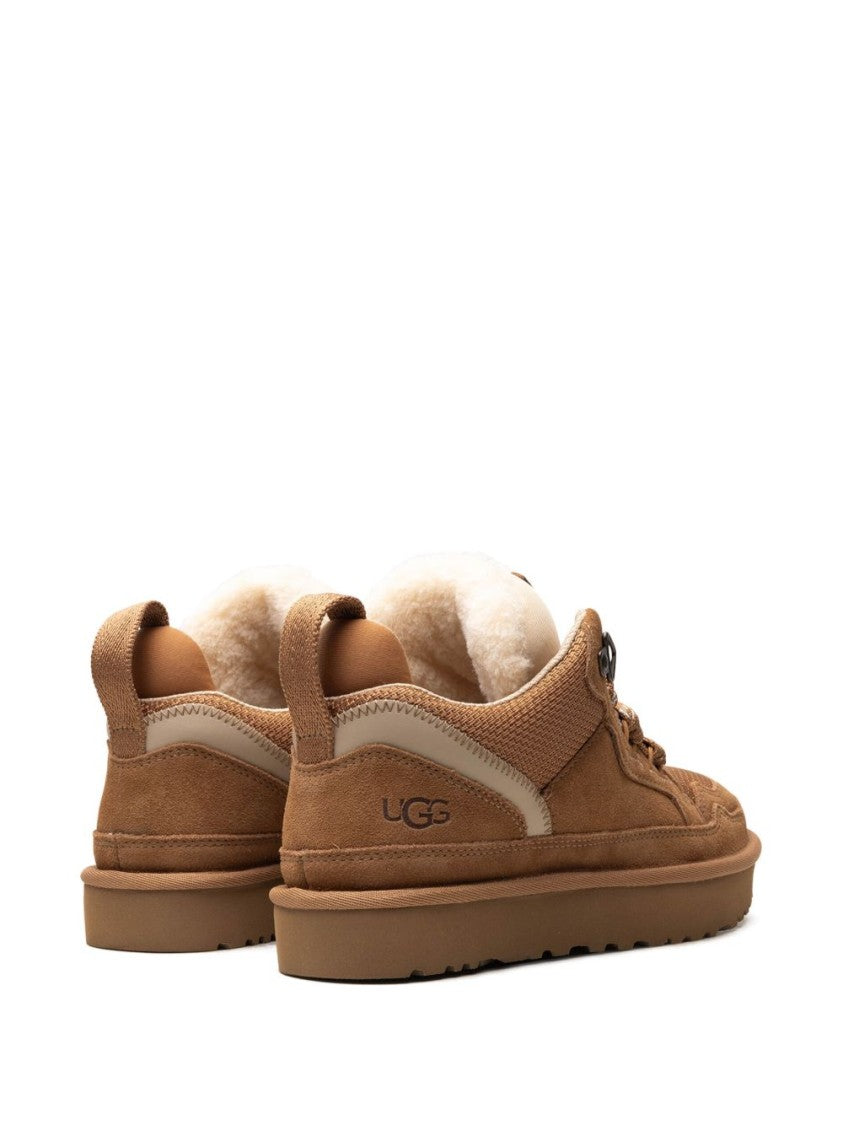 Ugg Chestnut Brown Suede Low-Top Sneakers