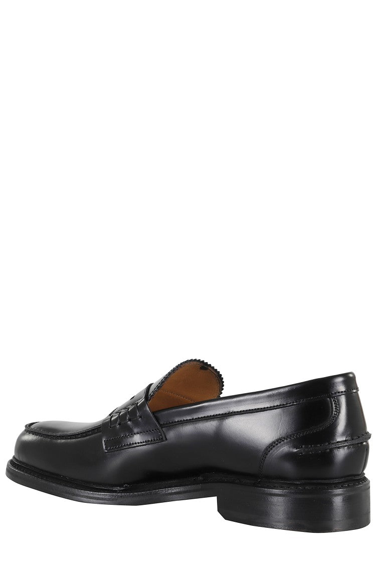 John Spencer Sophisticated Black Leather Moccasin