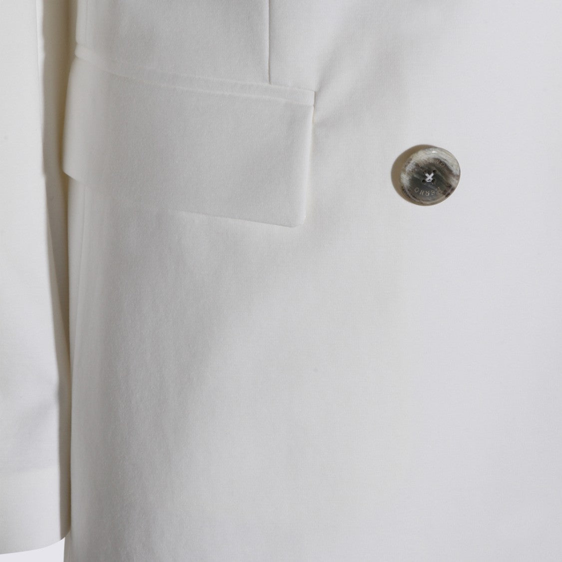 Herno White Jacket With Classic Collar